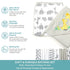Set 23-Piece Set, GBA23 0501) Spasilk Bath Hooded Towels & Washcloths for Babies, Gift Grey, (Gift