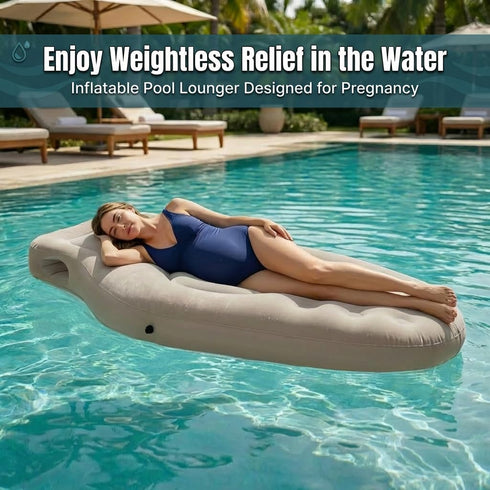 EasTeebw Tummy Inflatable Nest Pregnancy Pillow with Belly Hole, Belly Mattress for Pregnancy Pillow Stomach