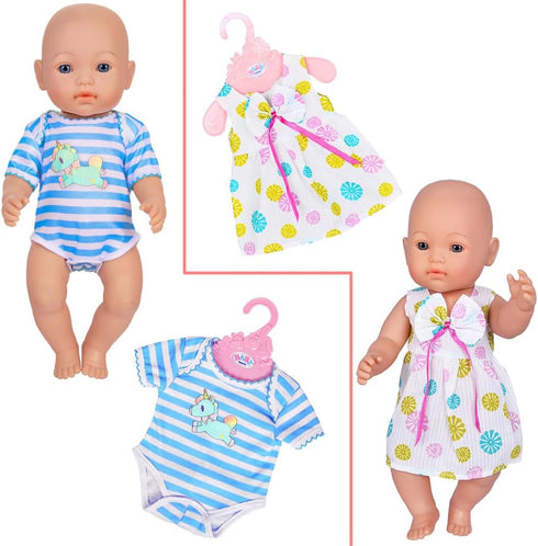 10 Sets 14-16 inch Dolls43 cm 15 inch 18 inch Ebuddy Doll Clothes Baby Doll Clothes Fit for Baby new Born Baby Dolls