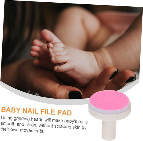 Set Trimmer WOONEKY of Baby Nail Files Electric Nail Filer Pads for Newborns Toddlers Baby Electric Nail Accessories