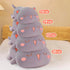 FUYU Cat Stuffed Animals, Soft Kawaii Kitten Plush Pillow, 27in/67cm Toy Gifts for Kids Room Decor (Gray Squinted)