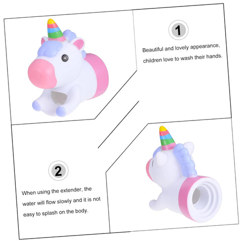 1pc Infant Bathtub Extension Faucet Cover for Kids Sink Faucets, PVC Cartoon Bath Spout Cover for Baby Tubs