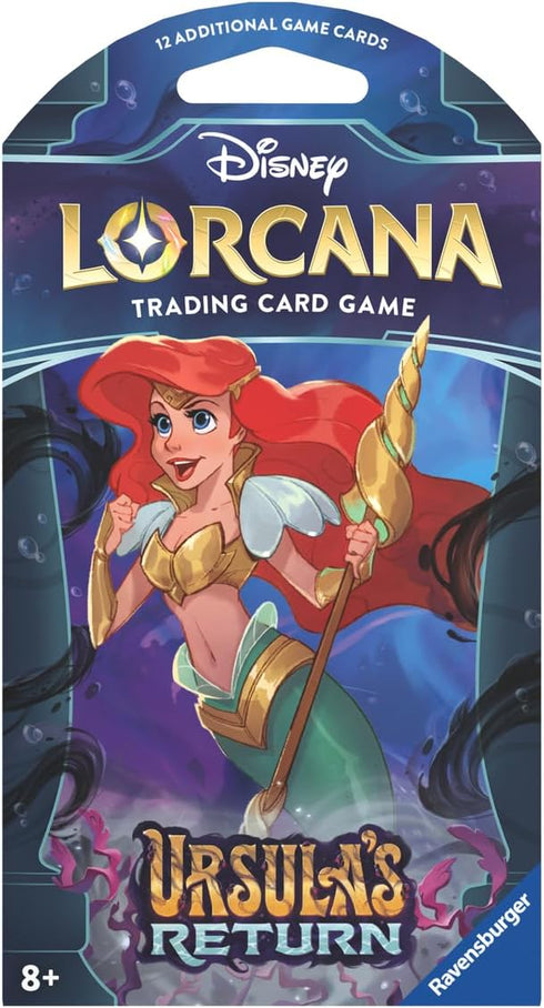 Ravensburger Disney Lorcana TCG: Ursula's Return - Single Booster Pack for Ages 8+
