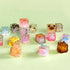 NBBRDDN (3 Square Cat Series Blind Box Figures per Box) Random Design Action Figure Cute Animal Blind Bag Collectible