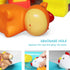 Floating Bath Farm Toys (8PCS), Soft Bath Time Toys for Toddlers, Learning Dogs Ducks Sheep