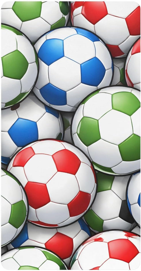 CZXW Colorful Soccer Balls Crib Sheets Fitted 52" x 28" Natural Cotton Soft