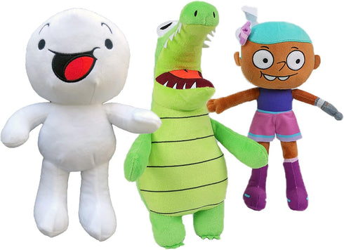 3PC Cartoon Stuffed Plush Pillow, 12" Stuffed Animal Toy for Fans, Suitable for Children, Girls, Boys