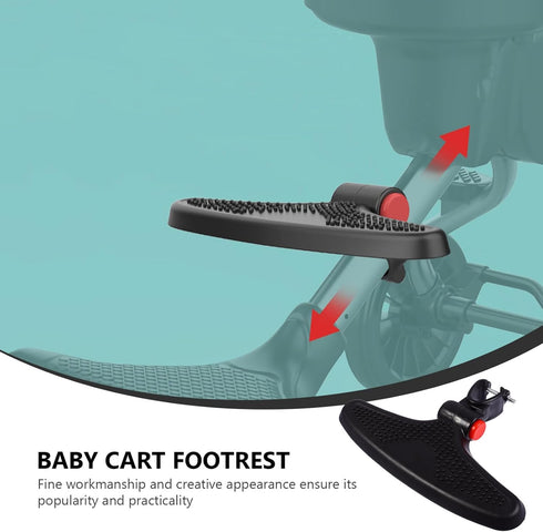 Totority Children's Stroller Accessories, Pushchair Baby Pram Footrest, Stroller Leg Rest Buggy Foot Cushion