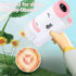 Microscope Pocket Handheld Miniscope 80X-200X Portable with LED Light for Learning and Exploring (Pink)