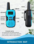 2Pcs Walkie Talkies for Kids - Outdoor Toys for Ages 3-12, Long Range Birthday Gifts for Boys and Girls, Wakie-Talkies