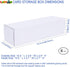 Trading-Card Storage Box, 8-Pack 700 Count Corrugated Cardboard with Dividers & Labels for TCG/Magic Storage
