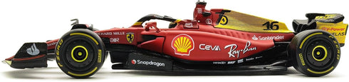 1/24 2022 F1-75 75th Anniversary #16 Charles Leclerc Alloy Luxury Diecast Vehicle Model Collection Gift