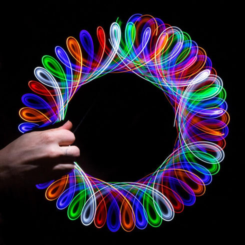 7-Color GloFX Orbits: Fantasy Lights Toy Spinning Lightshow Orbital Light Flashing