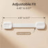 mufew 6-Pack Child Proof Cabinet Locks,Child Safety Strap Locks,Baby Proof Drawer Locks for Kids,Adjustable Strap No