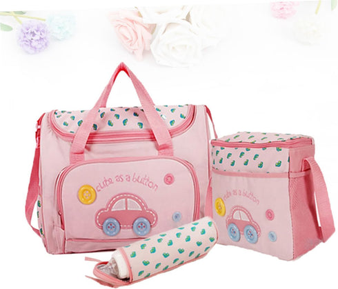 BIUDECO Set Diaper Bag Tote Multi-function Bag Changing Pad Nursing Pouch for Travel