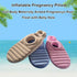 Inflatable Full Body Pregnancy Pillow with Belly Hole for Comfort, Maternity Airbed for Sleeping and Prone Support