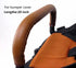 MINILUJIA Baby Stroller Armrest Cover - Universal DustProof PU Leather Handlebar Sleeve with Removable Zipper