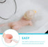 Kisangel Baby Shampoo Rinse Cup Large Capacity Thickened Pp Material Comfortable Round Handle Tear-Free Waterfall