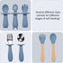 Set,13PCS 6+ Silicone Baby Feeding Feeding Essentials with Suction Bowl and Plate,Spoons & Forks,Bib & Cup