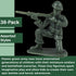 36 (USTVL47) U. S. Toy DELUXE BAG OF CLASSIC TOY GREEN ARMY SOLDIERS - Pc.