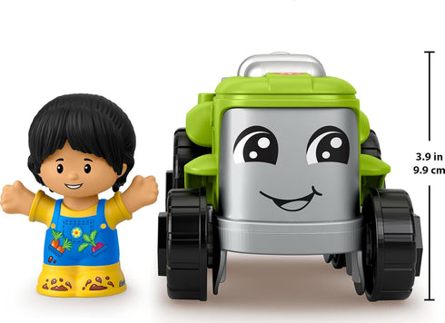 Fisher-Price Little People Toddler Toy Tractor with Farmer Character Figure for Kids Ages 1+