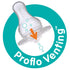 8 Oz, 6 Evenflo Feeding Premium Proflo Vented Plus Polypropylene Baby, Newborn and Infant Bottles - Helps Reduce Colic