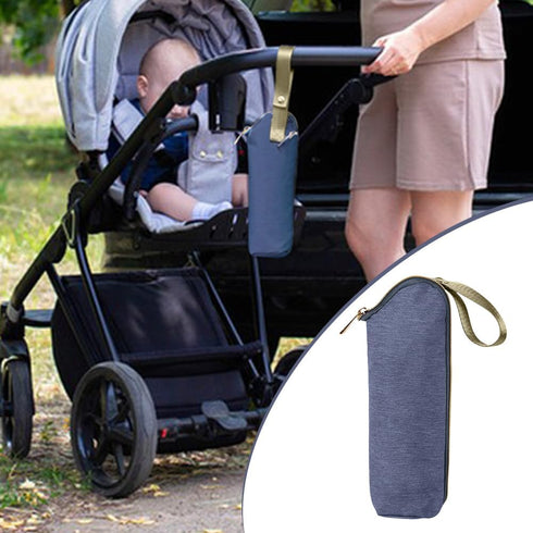 Generic Milk Bottle Thermal Bag - Baby Bottle Warm Cover | Insulated Breastmilk Cooler Bag | Portable Thicken Travel