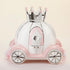 Ceramic Princess Carriage Piggy Bank for Baby Girl Room Decor