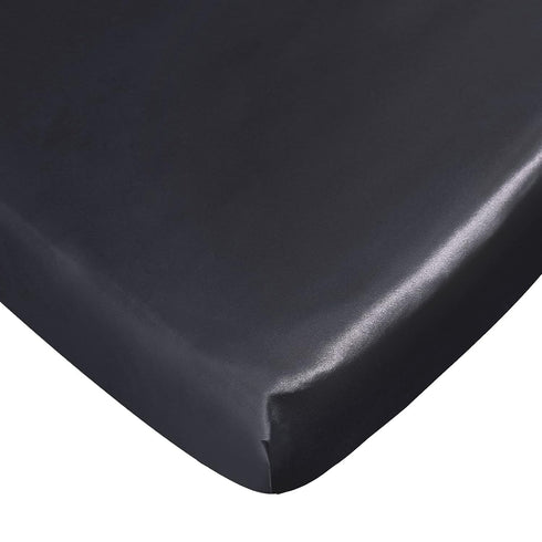 Satin Pack and Play Sheet Fitted, Soft & Silky Mini Crib Mattress
