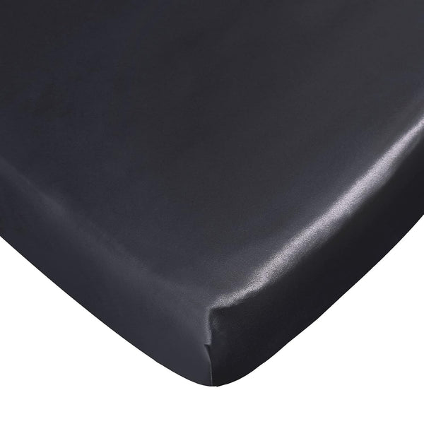 Satin Pack and Play Sheet Fitted, Soft & Silky Mini Crib Mattress