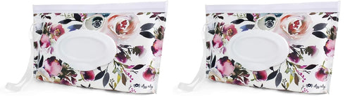 Itzy Ritzy Travel Wipes Case - Reusable Wipe Pouch Take & Travel
