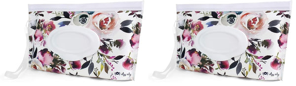 Itzy Ritzy Travel Wipes Case - Reusable Wipe Pouch Take & Travel