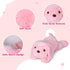18'' WEWILL Light up Pink Puppy Dog LED Stuffed Animal with Colorful Night Light Glow Soft Plush Toy Gifts for Kids on