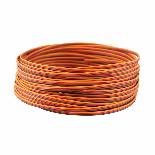 50 Feet 22AWG Servo Extension Cable Wire, 60 Cores Cord Lead for RC Helicopter Drone Cars DIY Accessories