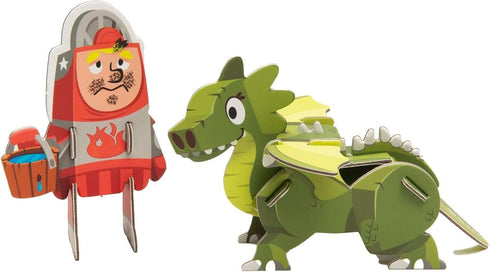 Buildable Dragon Trainer 3D Toy, Educational Play for Kids, Toys for Boys & Girls Ages 3 and Up