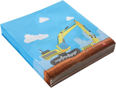 vinfo Set 97 24 Bulldozer Construction Birthday Party Supplies Pieces For Kids- Serves Guest-Digger Truck Party