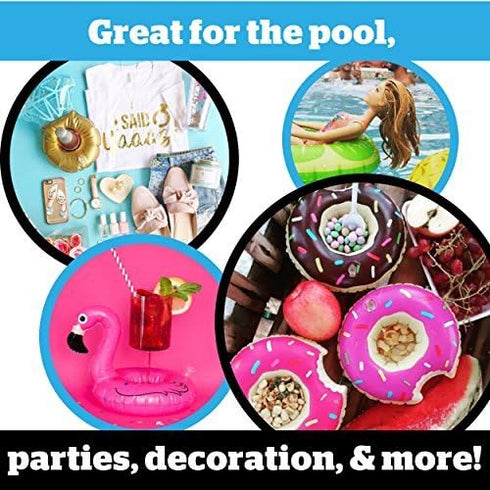BigMouth Inc Inflatable Drink Holder - Fun Floating Cup Holder for Pool, Hot Tub & Outdoor Beverages