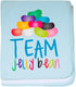 CafePress Team Jelly Bean Baby Blanket, Super Soft Newborn Swaddle