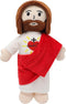 Yelakey 13" Jesus Plush Toy Heart of Jesus Plushie Savior Stuffed Doll