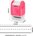 Miseyo Dashed Handwriting Lines Practice Roller Stamp, Self-Inking Line Rolling Stamps for Kids Writing - Peach.