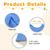 Vicloon Baby Bibs, 5PCS Terry Bib Set, Waterproof Cotton Bibs for Boys, Girls, Adjustable Elastic Strap