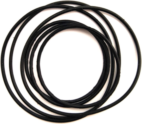 EUDAX 2mm Hole Plastic Belt Pulley Gears Combination Package - Rubber Bands for DIY Robots Cars RC Toy Car Airplane