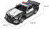 GoolRC 1:12 Scale RC Drift Car 2.4GHz Remote Control Police Car with Lights Siren 4WD High Speed Racing Toy