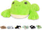Niuniu Daddy 20" | 3.3 Pound Frog Weighted Stuffed Animals for Kids
