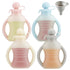 PandaEar 4 Pack Reusable Baby Food Pouches with Double Handles, Silicone Squeeze