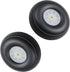 HobbyPark RC Airplane Wheels and Tires, PU with Plastic Hub, 2-Pack, 2.25"/F57mm