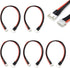 JST-XH 3S Balance Plug Extension Lead Wire, 200mm, 5 PCS for LiPo Battery Balance Charging, 22AWG Silicone