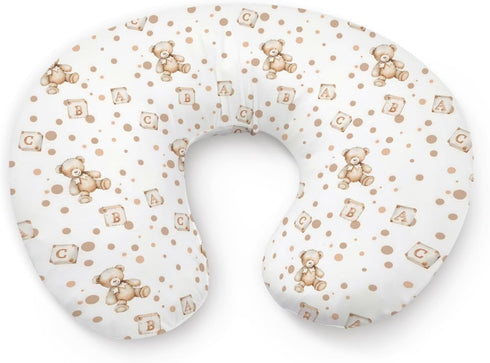 KuphiL10C Cute Bears Pattern Nursing Pillow Cover, Unisex Forest Animal Removable Breastfeeding Pillowcase