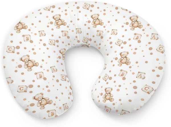 KuphiL10C Cute Bears Pattern Nursing Pillow Cover, Unisex Forest Animal Removable Breastfeeding Pillowcase