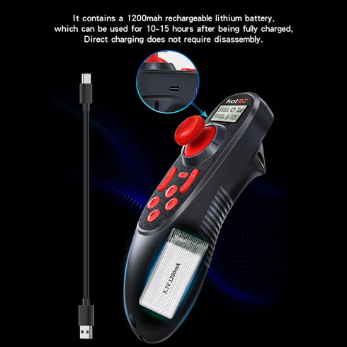 havcybin DS-600 6CH 2.4GHz 600 6 2 HOTRC RC Transmitter and Receiver Remote Controller with DS PWM Channel Receiver